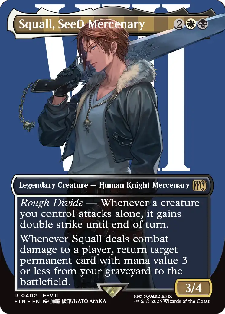 Squall, SeeD Mercenary (Borderless) (402) [FINAL FANTASY]