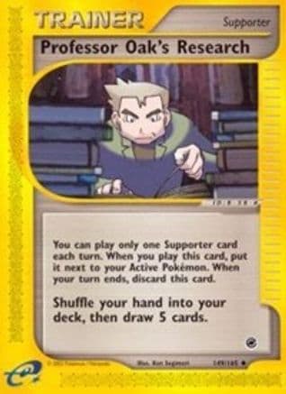 Professor Oak's Research 149/165 - Expedition Reverse Holofoil
