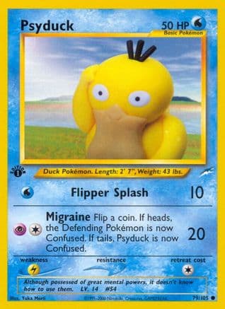 Psyduck 079/105 - Neo Destiny 1st Edition