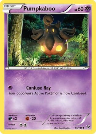 Pumpkaboo 056/146 - XY Base Set Reverse Holofoil