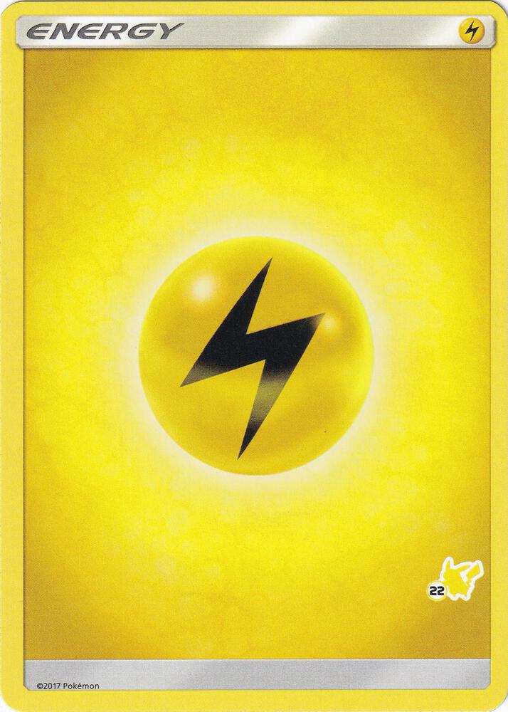 Lightning Energy 22 Pikachu Stamped  (Battle Academy) 