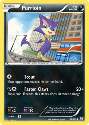 Purrloin 83/135 - Plasma Storm Reverse Holofoil