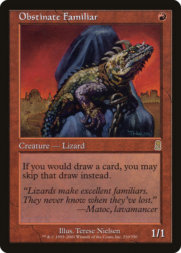 Obstinate Familiar [Odyssey] Foil