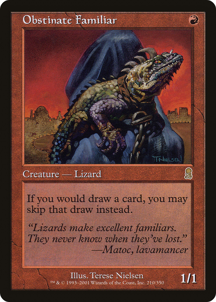 Obstinate Familiar [Odyssey] Foil