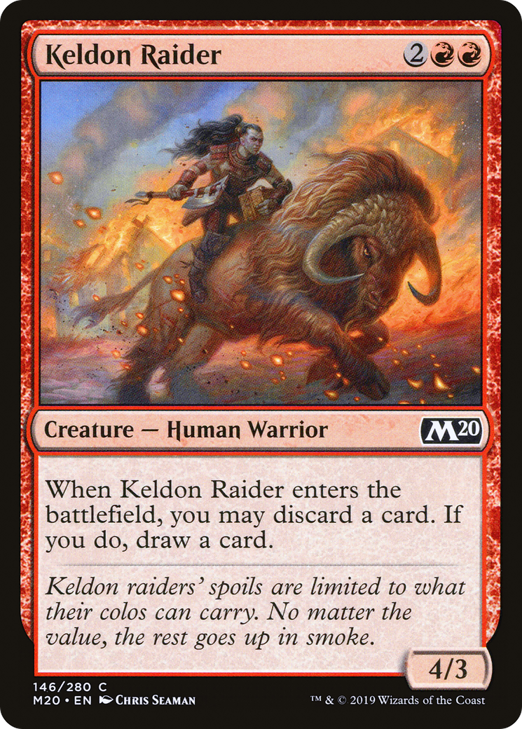 Keldon Raider [Core Set 2020] Foil