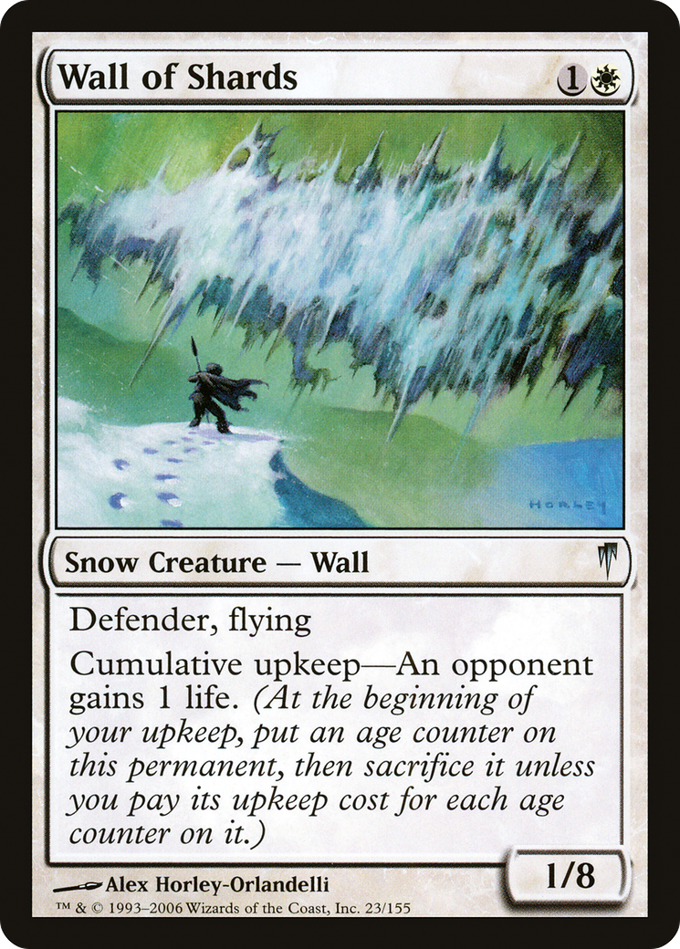 Wall of Shards [Coldsnap] Foil