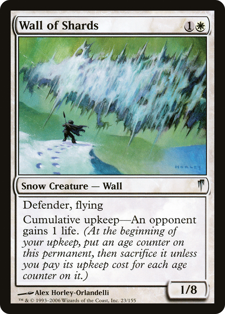 Wall of Shards [Coldsnap] Foil