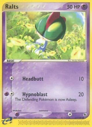 Ralts 67/109 - Ruby and Sapphire Reverse Holofoil