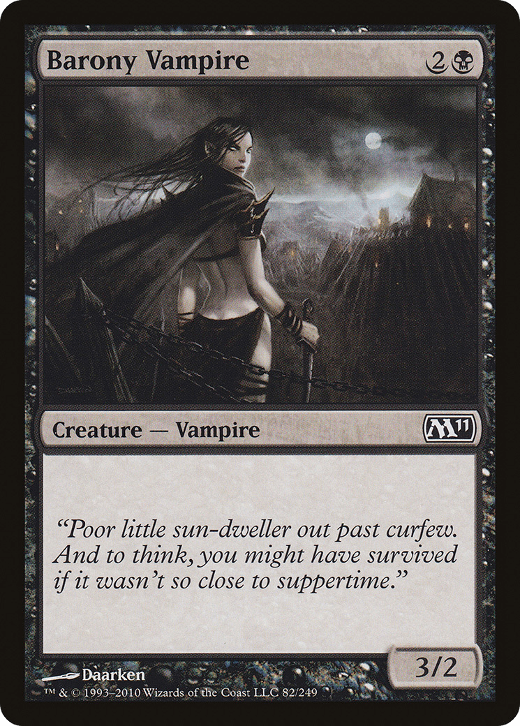 Barony Vampire [Magic 2011] Foil