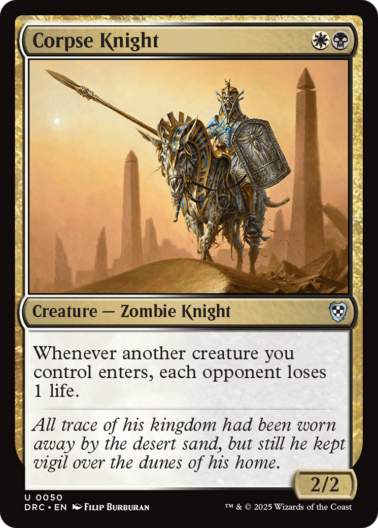 Corpse Knight (-050) [Commander: Aetherdrift]