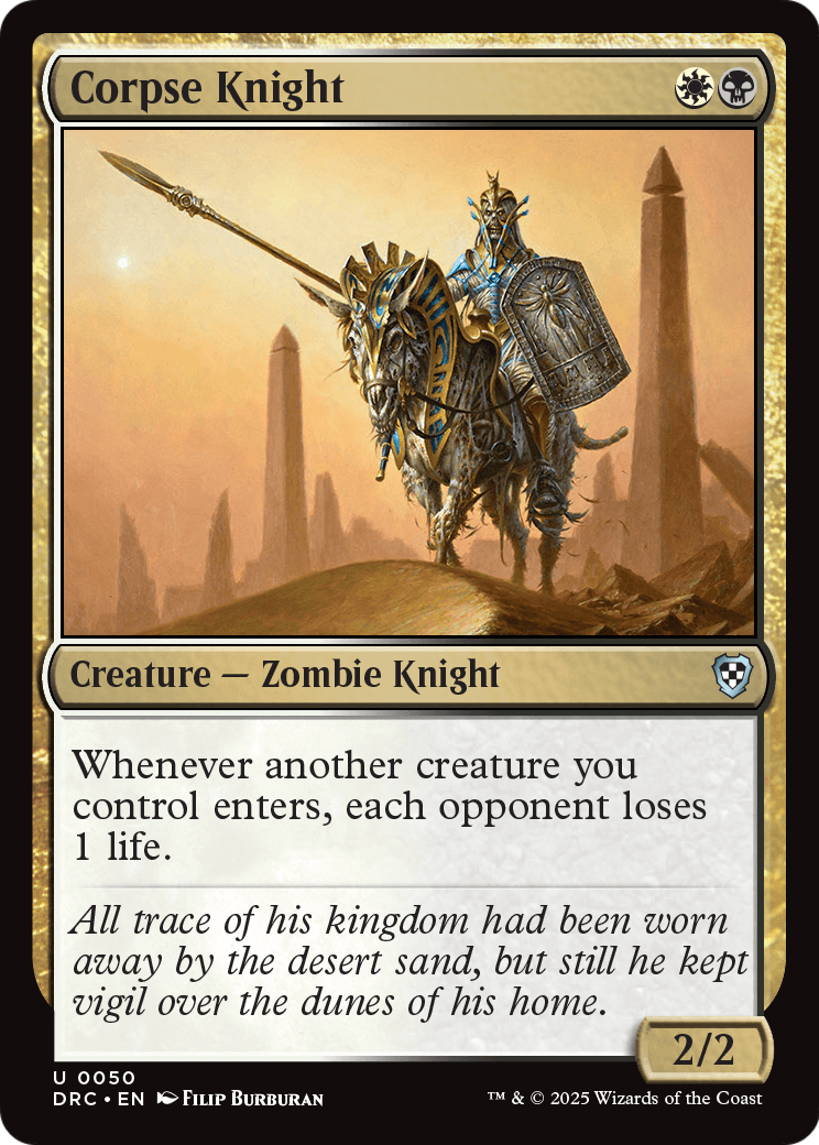 Corpse Knight (-050) [Commander: Aetherdrift]