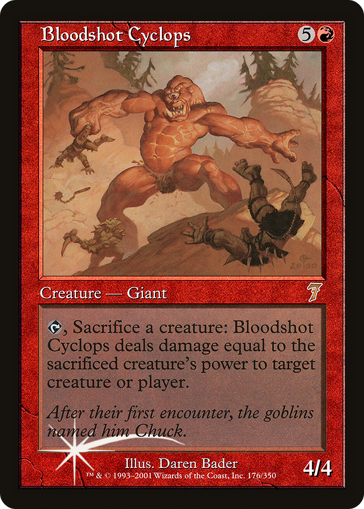 Bloodshot Cyclops [Seventh Edition] Foil