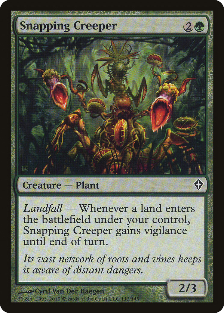 Snapping Creeper [Worldwake] Foil