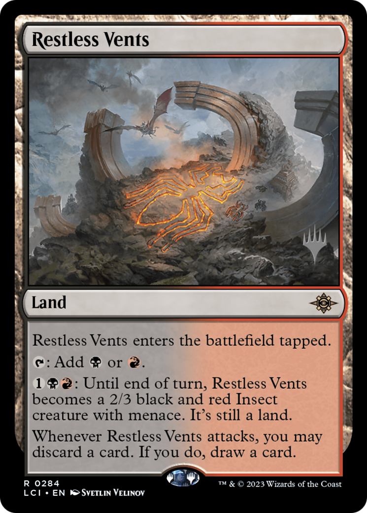 Restless Vents (Promo Pack) [The Lost Caverns of Ixalan Promos] Foil