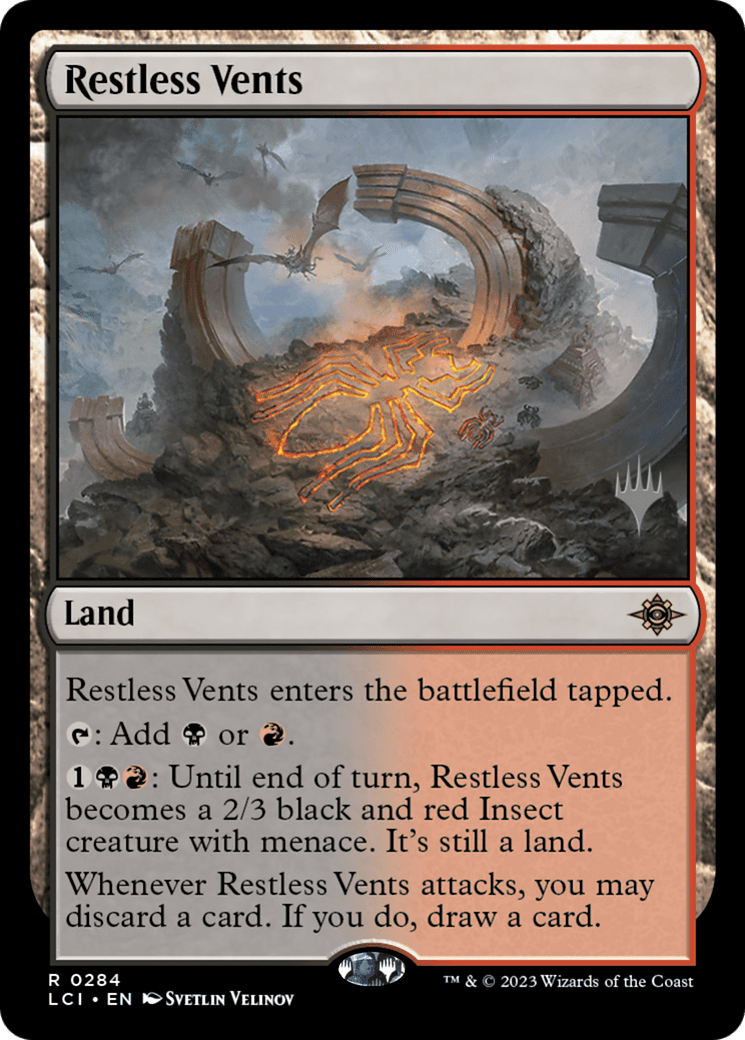 Restless Vents (Promo Pack) [The Lost Caverns of Ixalan Promos] Foil