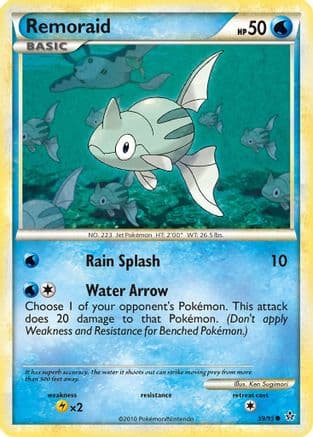 Remoraid 59/95 - Unleashed Reverse Holofoil