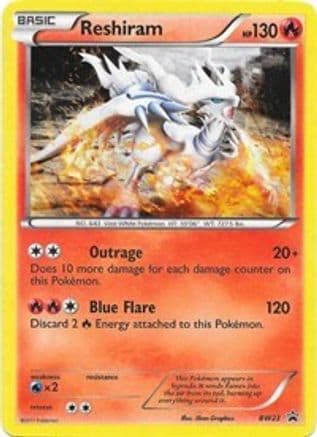 Reshiram BW23 BW23/101 - Black and White Promos Holofoil