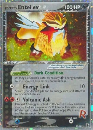 Rocket's Entei ex 097/109 - Team Rocket Returns