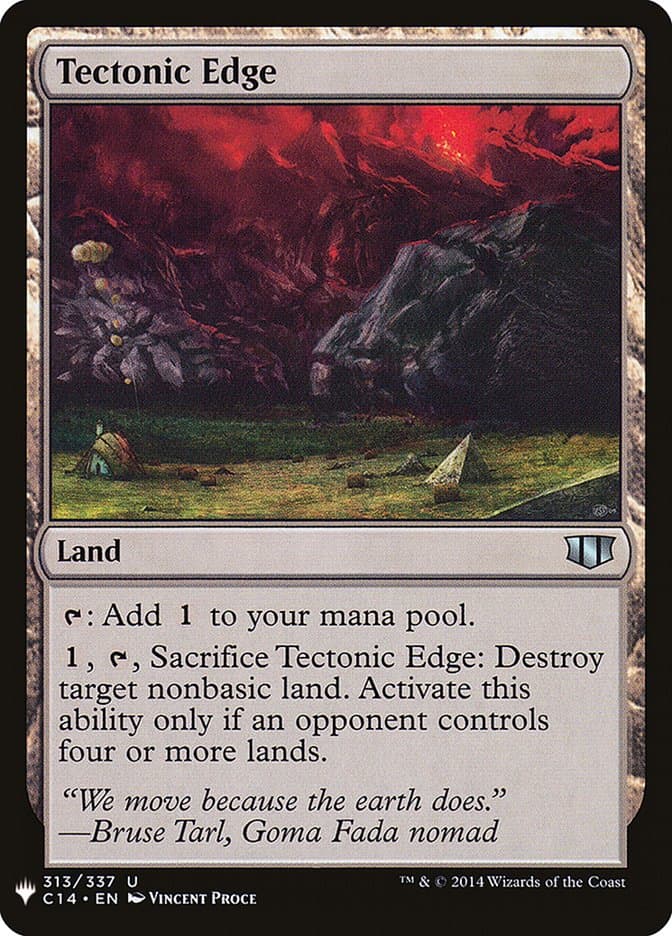Tectonic Edge |  (C14-313) [The List]