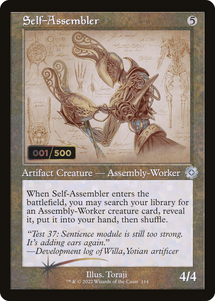 Self-Assembler (Retro Schematic) (Serialized) [The Brothers' War Retro Artifacts]