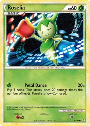 Roselia 61/95 - Unleashed Reverse Holofoil