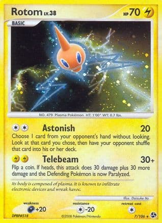 Rotom 7/106 - Great Encounters Reverse Holofoil