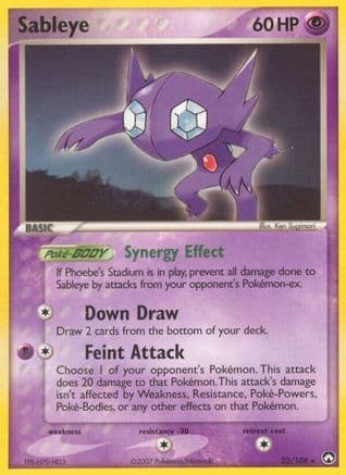 Sableye 022/108 - Power Keepers Reverse Holofoil