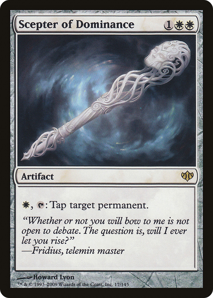Scepter of Dominance [Conflux] Foil