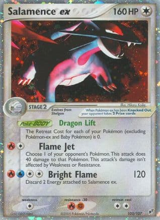 Salamence ex  - Holofoil Deoxys - Ultra Rare