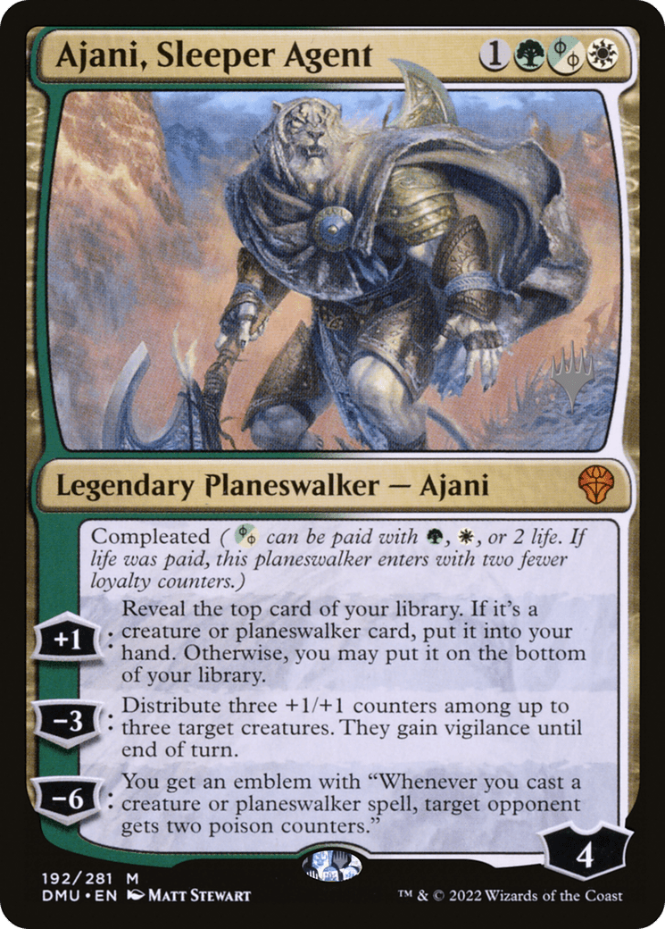 Ajani, Sleeper Agent (Promo Pack) [Dominaria United Promos] Foil