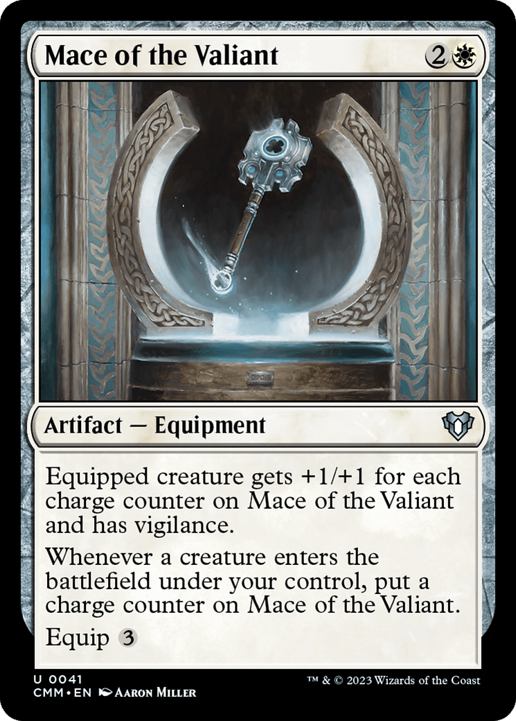 Mace of the Valiant [Commander Masters] Foil