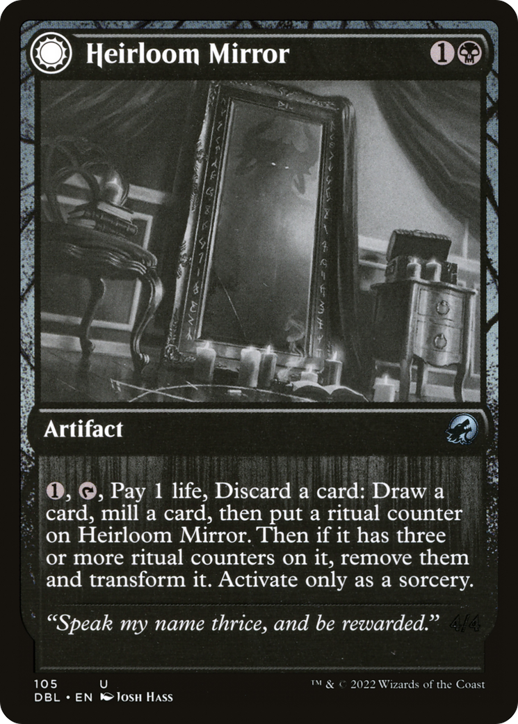 Heirloom Mirror // Inherited Fiend [Innistrad: Double Feature] Foil