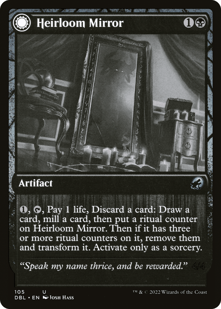 Heirloom Mirror // Inherited Fiend [Innistrad: Double Feature]
