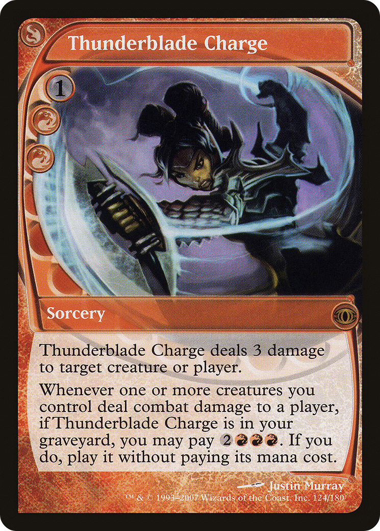 Thunderblade Charge [Future Sight] Foil