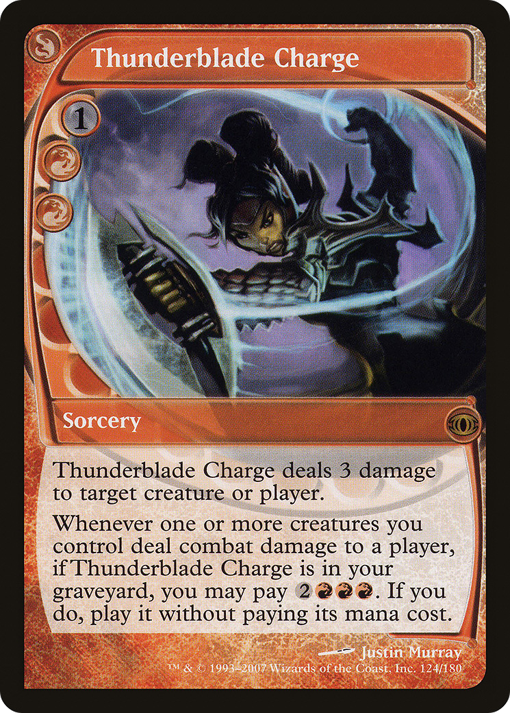 Thunderblade Charge [Future Sight] Foil