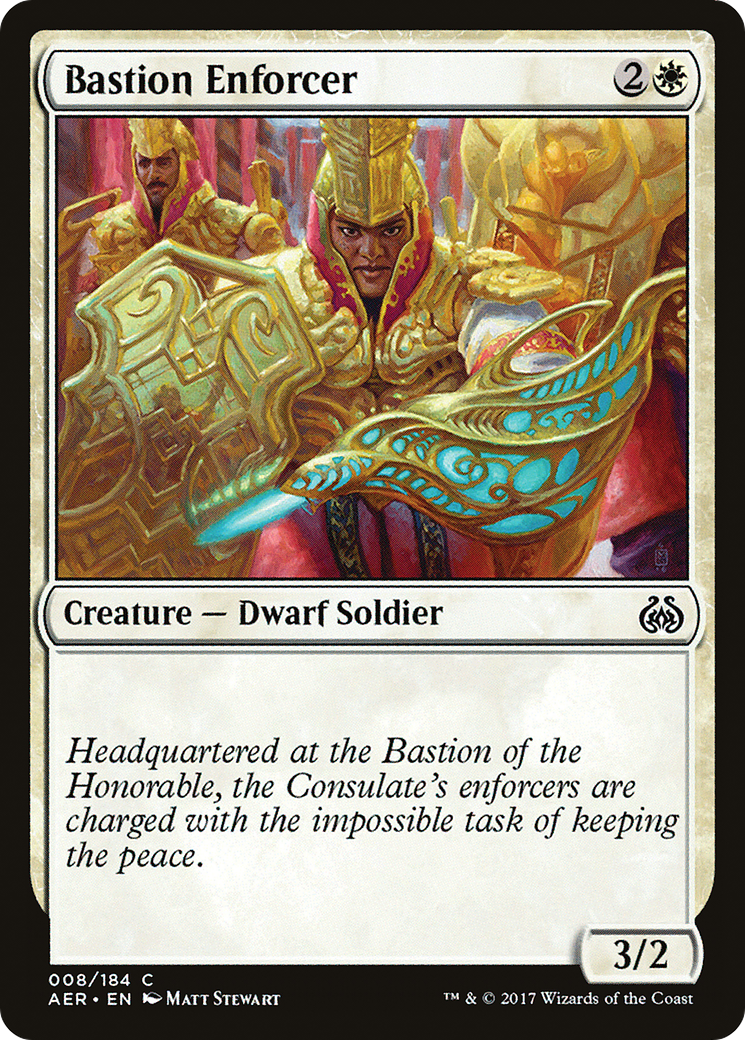Bastion Enforcer [Aether Revolt] Foil