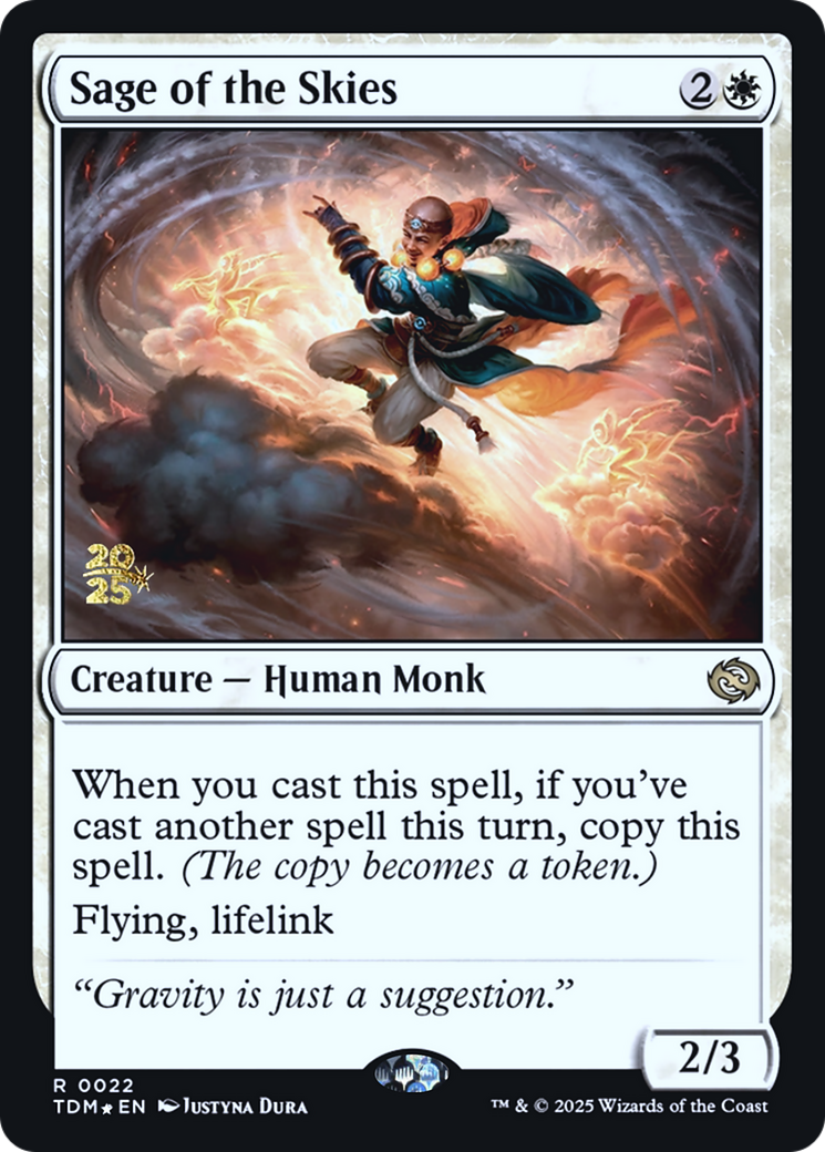 Sage of the Skies (022) [Prerelease Cards]  Foil