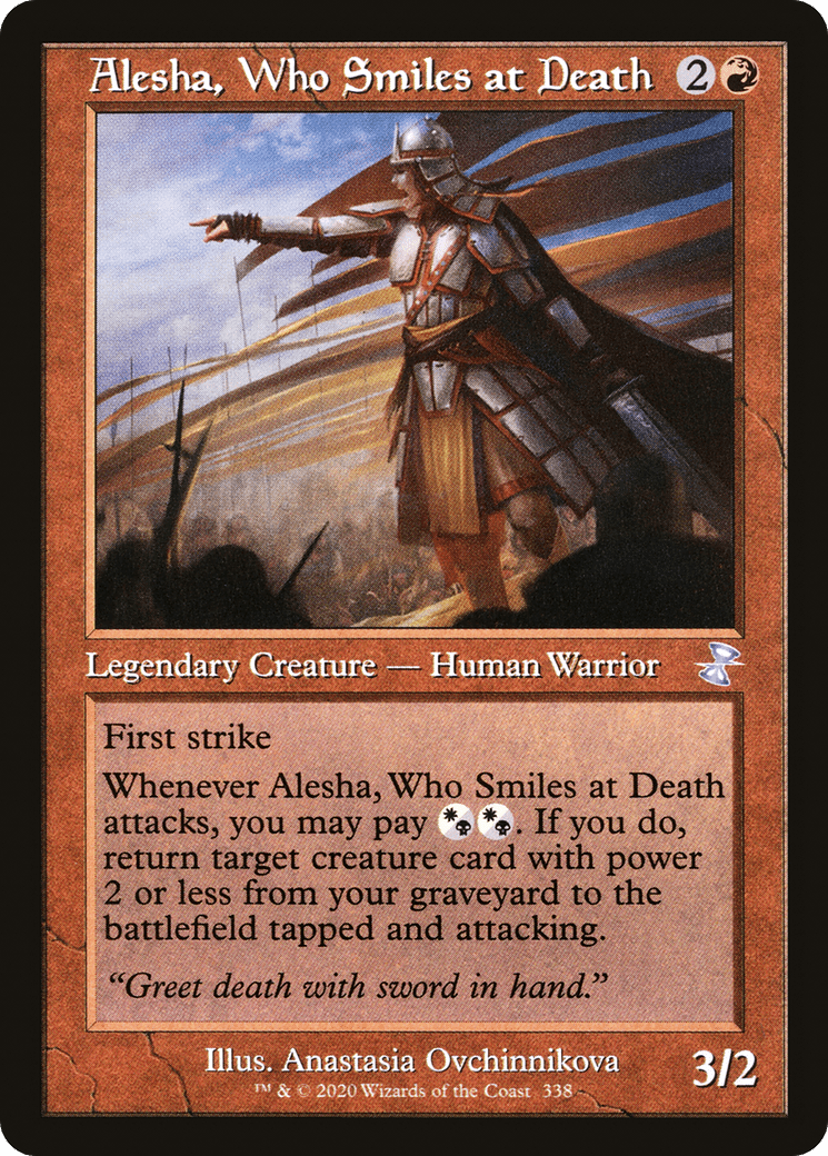 Alesha, Who Smiles at Death (Timeshifted) [Time Spiral Remastered] Foil