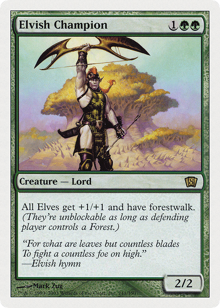 Elvish Champion [Eighth Edition] Foil