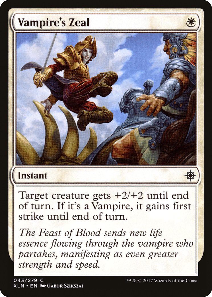 Vampire's Zeal [Ixalan] Foil