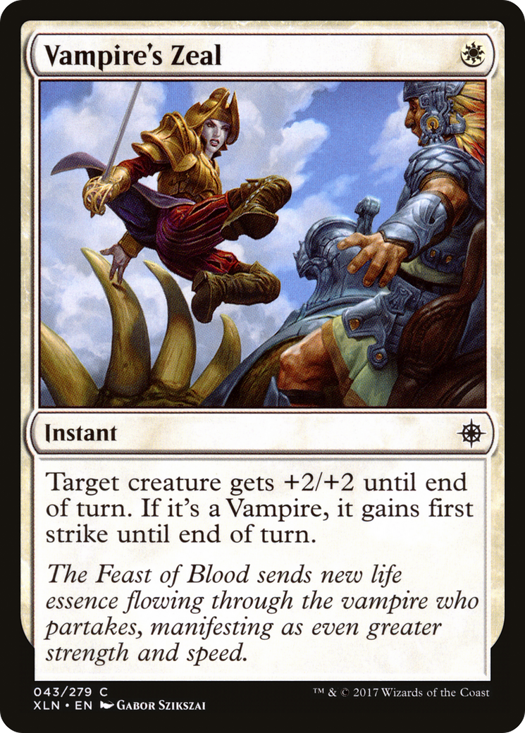 Vampire's Zeal [Ixalan] Foil