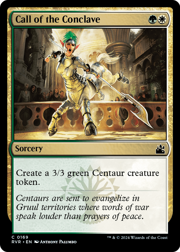 Call of the Conclave [Ravnica Remastered] Foil