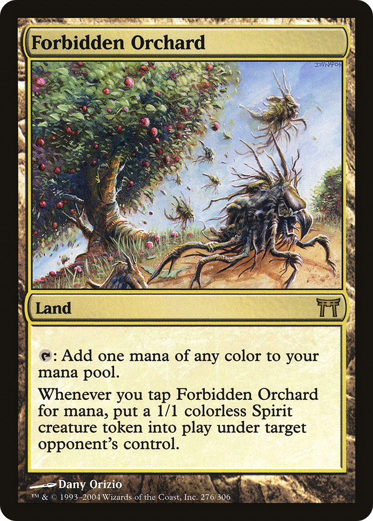 Forbidden Orchard [Champions of Kamigawa] Foil