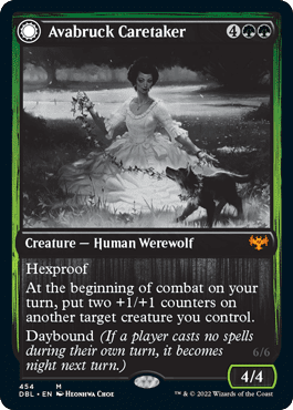 Avabruck Caretaker // Hollowhenge Huntmaster [Innistrad: Double Feature] Foil