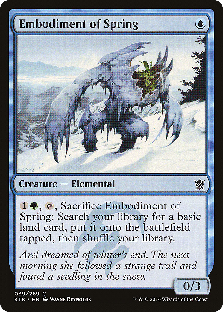 Embodiment of Spring [Khans of Tarkir] Foil