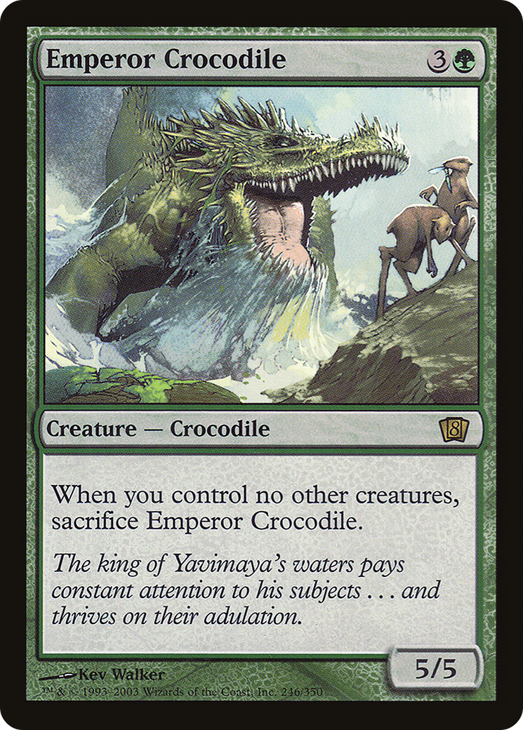 Emperor Crocodile [Eighth Edition] Foil