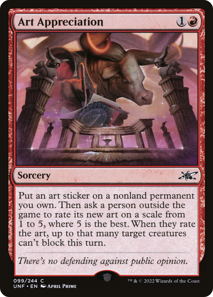 Art Appreciation [Unfinity] Foil