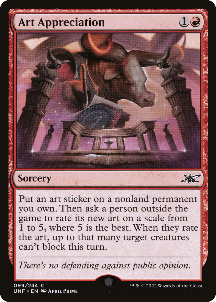 Art Appreciation [Unfinity] Foil