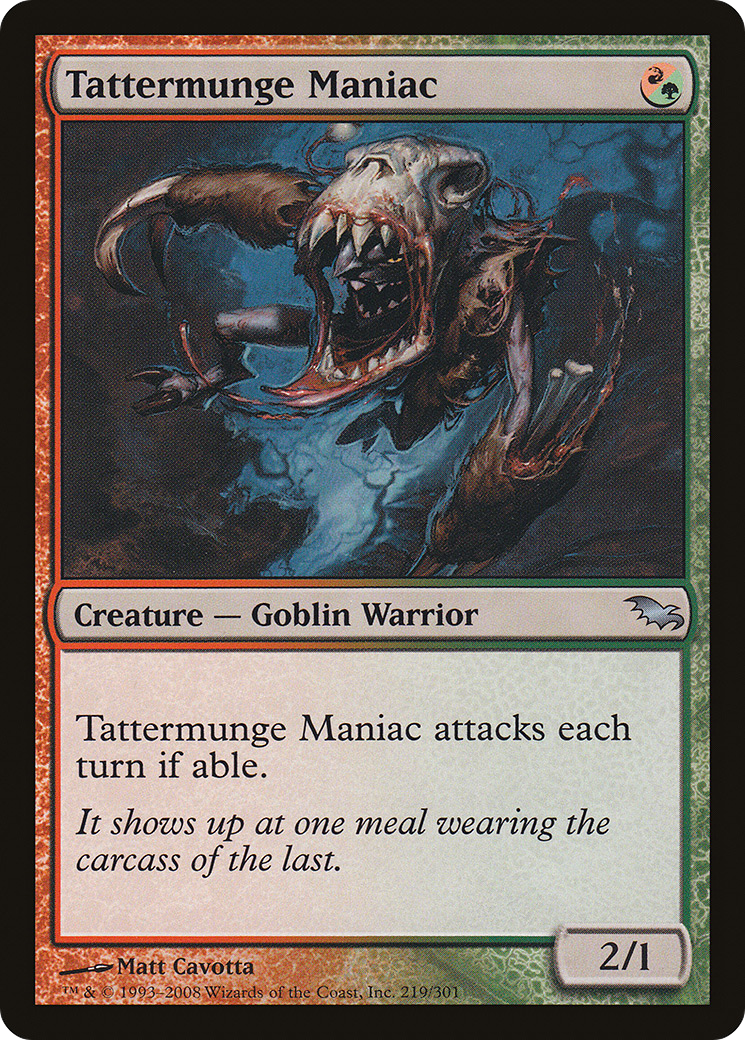 Tattermunge Maniac [Shadowmoor] Foil