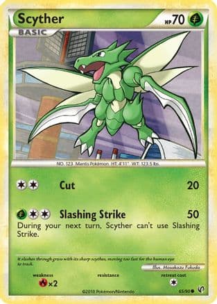 Scyther 65/90 - Undaunted Reverse Holofoil